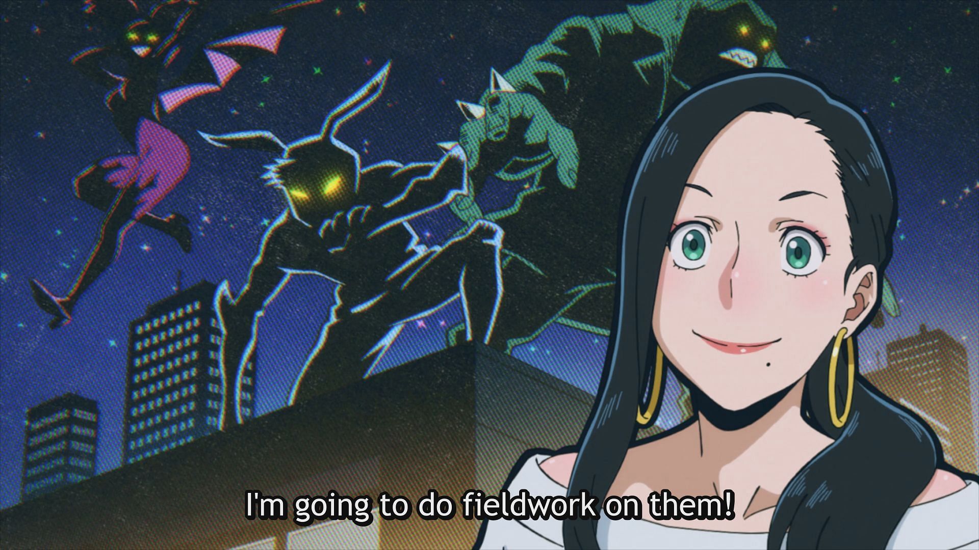 Makoto reveals her interest in the vigilante trio (Image via Bones Film)